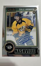 2014-15 O-Pee-Chee Platinum - Rookie Autographs Calle Jarnkrok #RA-26 (AU, RC)