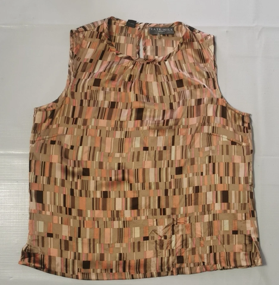 Kate Hill Seidenbluse. Gebraucht in gutem Zustand. 100% Seide. Gr:M - Bild 3 von 4