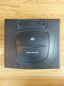Sega Saturn Console W/Cords - MK-80000A Black - Tested/Works - Fast Shipping!