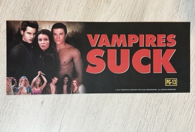 Vampires Suck (2010) Double-Sided Movie Jenn Proske Theater Mylar / Poster 5X13