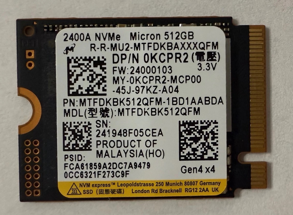 Micron M.2 Interface 512 GB Solid State Drives for sale - eBay