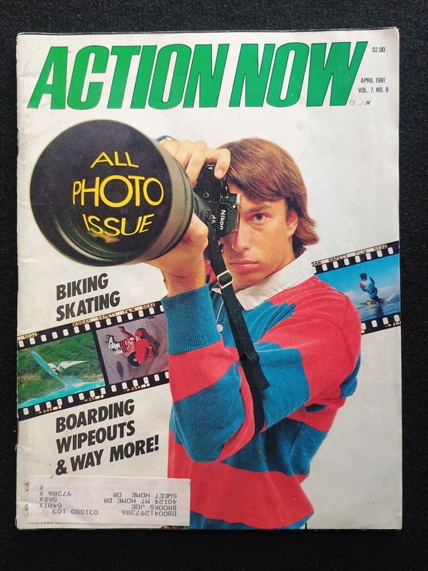 SkateBoarder's Action Now magazine April 1981