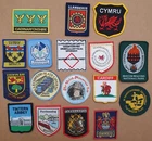 17 x Wales Cymru Embroidered Souvenir Tourist Badges Patches. Mountain Zoo  Etc