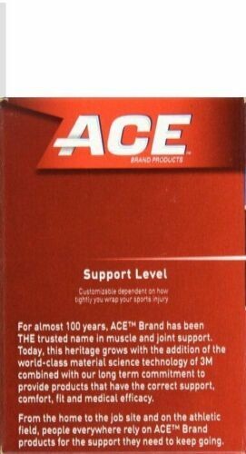 3M Ace Compression Elastic Bandage Adjustable Support 3 Inch Black 1 ct 2 Pack - Picture 5 of 7