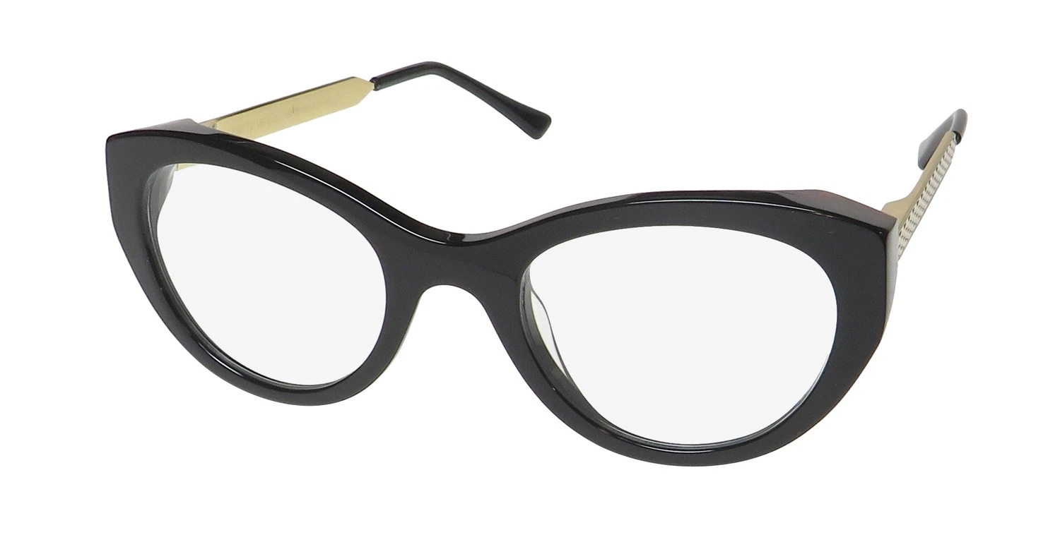 NEW HARRY LARY'S CLARITY GLASSES FULL RIM FRANCE BLACK 101 49 20 140 WOMENS CAT