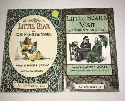 Lot 2 Books Little Bear & Little Bear s Visit Else Holmelund Minarik Sendak Vtg