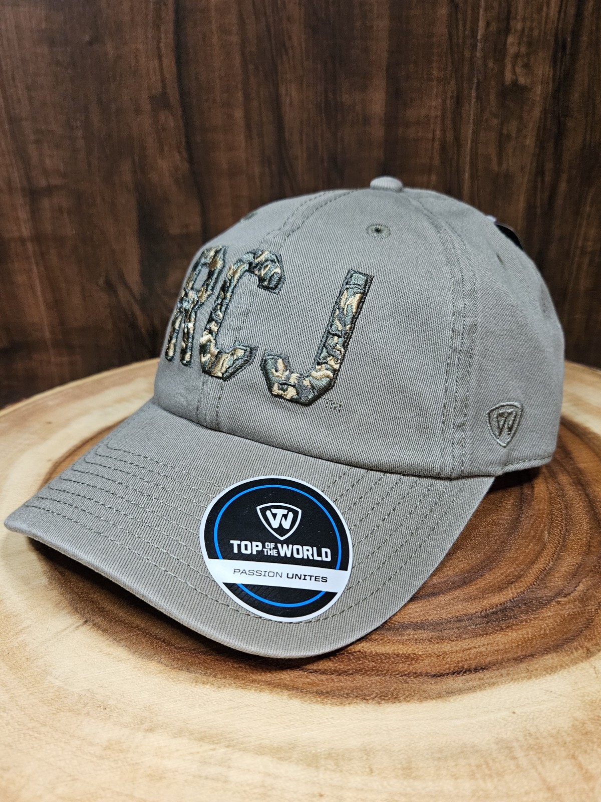 Kansas Jayhawks Camo RCJ Adjustable Strapback Cap OHT Top of the World