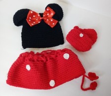 Minnie Mouse Inspired Crochet Baby Outfit