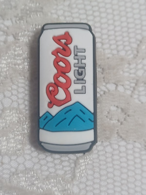 COORS LIGHT CAN BEER SHOE CHARM