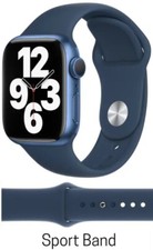 Apple Sport Band for Watch Series 7 - Abyss Blue, Size Regular (41mm)