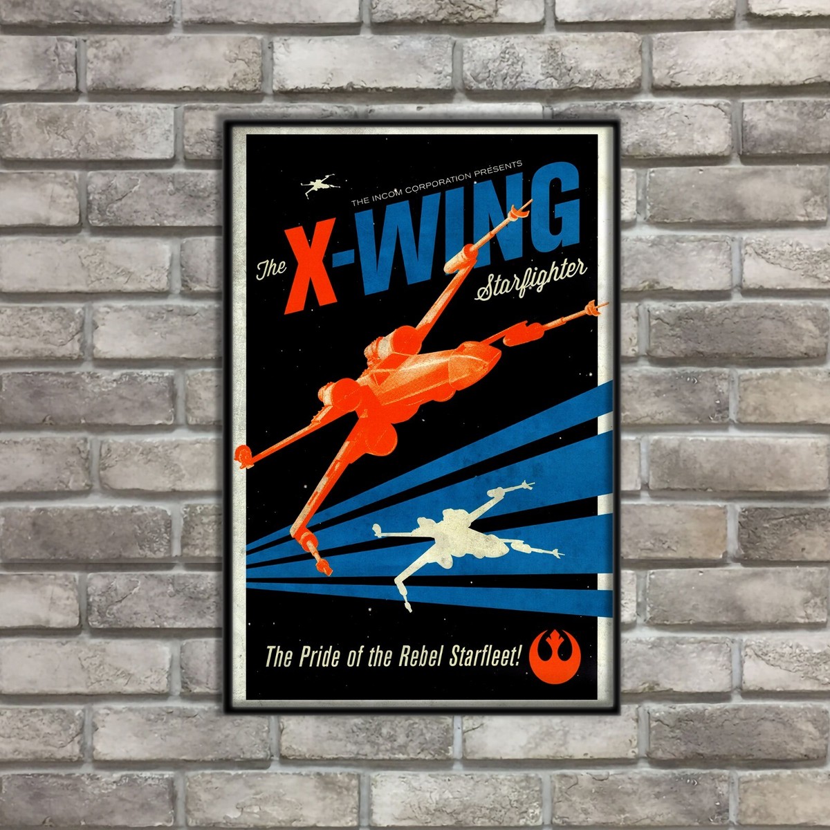 Star Wars Poster - X-Wing Starfighter Ad- Movie Posters | eBay