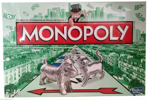 Hasbro Monopoly pedina gatto gioco da tavolo in Italiano