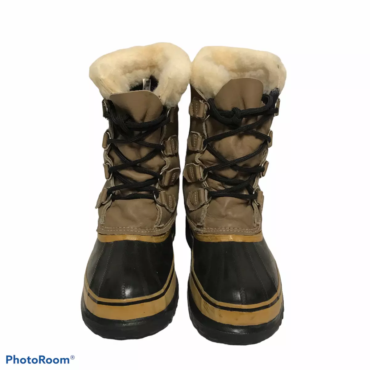 Sorel men's caribou shop wool boot tobacco