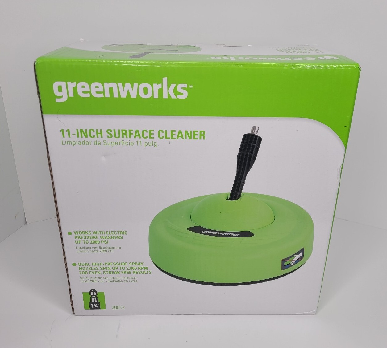 Greenworks-11 inch Surface Cleaner Dual High Pressure Washer Attachment #30012