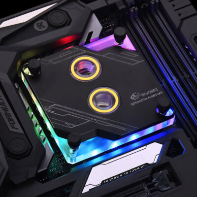 CPU Water   CPU Water Cooling   5V RBW (A-RGB) Bykski CPU-XPR-A-MC-V3 #E9