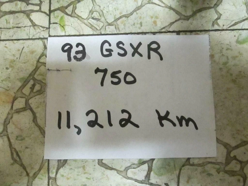 Suzuki 1993 GSXR600W/GSXR750W velocímetro 34120-17E10, tacómetro 34220-17E02 Foto 3 de 4