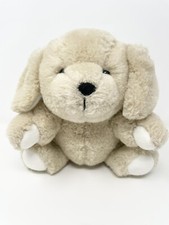 24K Polar Puff Tan Brown Puppy Dog Plush Rusty Item 4175 Vintage 1991
