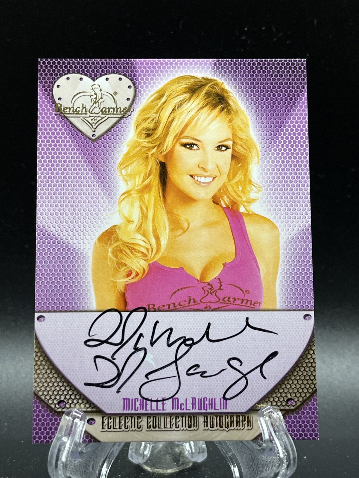 Michelle McLaughlin BenchWarmer Autograph Card R11740 