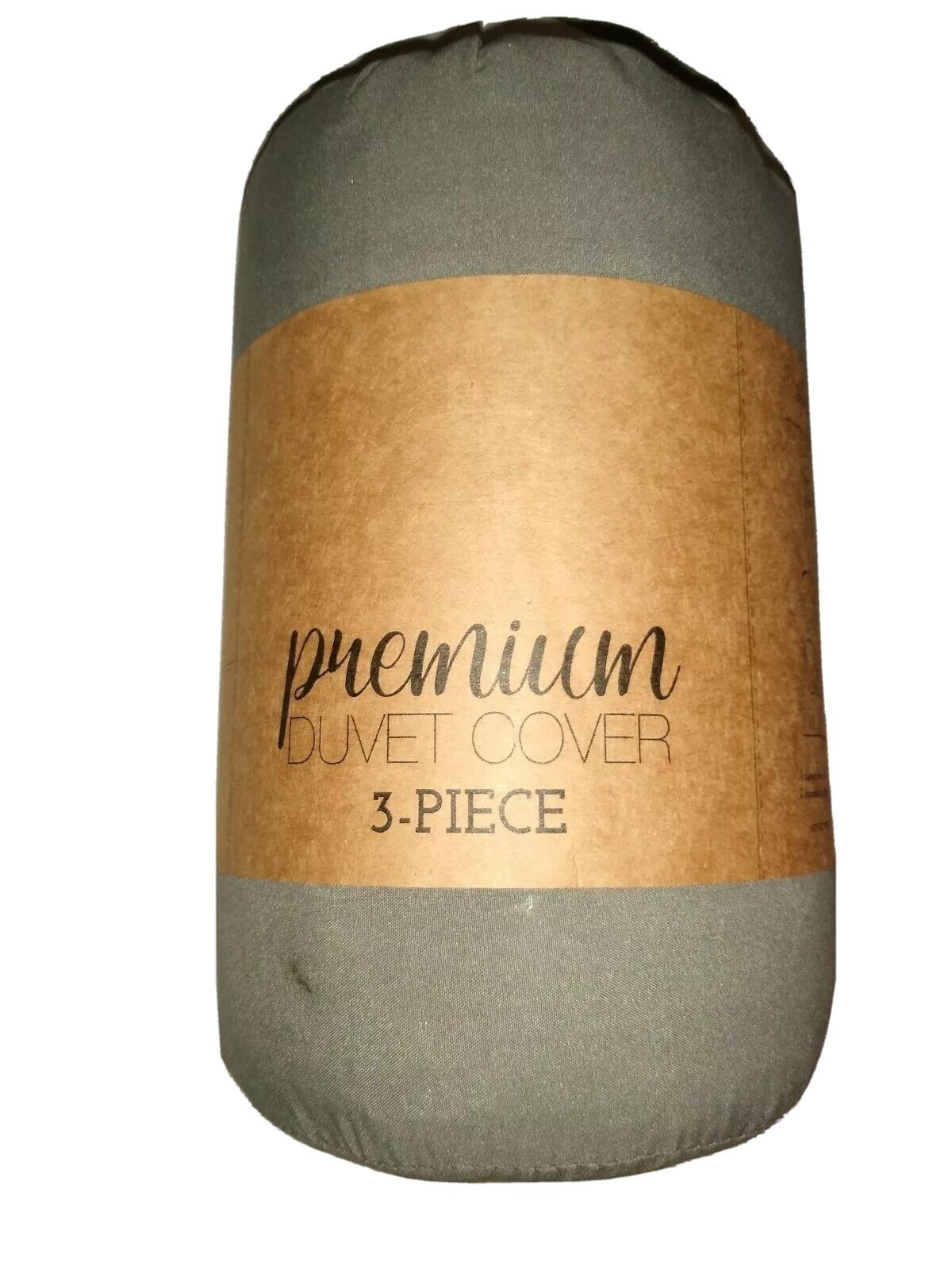 Luxury 3-Piece Gray Duvet Cover Set Hypoallergenic Ultra Soft-image