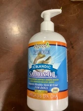 2*Espree Wild Salmon Oil for dogs 16 OZ 473ml  EXP 08/26 SKIN HEALTH pump 32oz