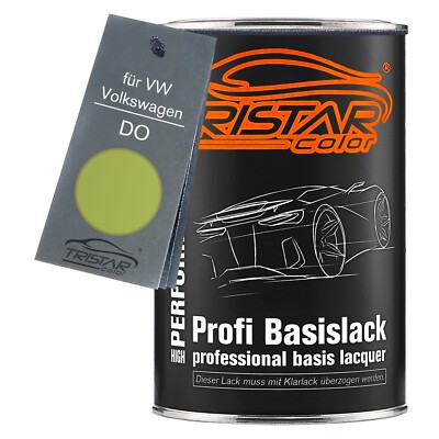Autolack Dose spritzfertig für VW Volkswagen DO Primaveragrün Basislack 1,0L