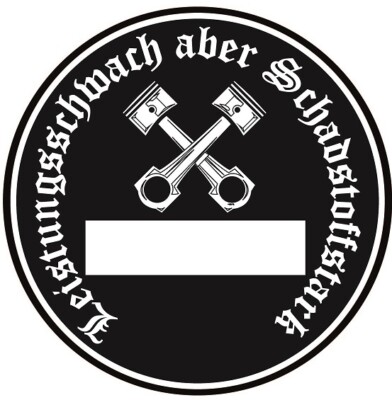 100 Aufkleber Umweltplakette Feinstaubplakette SCHWARZ – Offizieller Aufkleber Für Umweltzonen, 1 Stück Auto Sticker Aufkleber