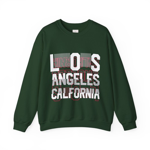 Los Angeles Sweatshirt, Cozy Crewneck, Casual Style, Gift for - 第 8/19 張圖片