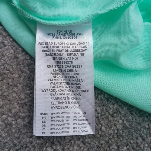 T-shirt Fox Racing Whirlwind Mtb manica corta verde come nuova grande - Foto 8 di 8