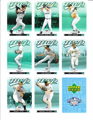 HOF Ichiro SSP Edgar Martinez Boone Upper Deck RARE Opening Day JAPAN 2003 