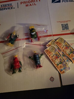 Lot of 4 KINDER SURPRISE Space Balge 2000 -  1996 - FIGURES MINIATURES