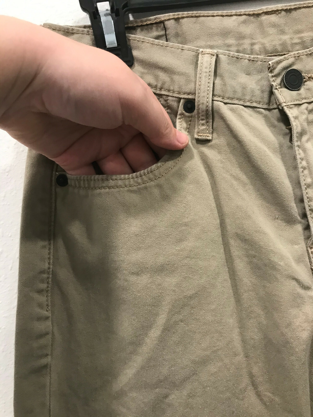 Levi’s 511 Slim Fit Tapered Leg Khaki Pants Men’s Siz… Gem