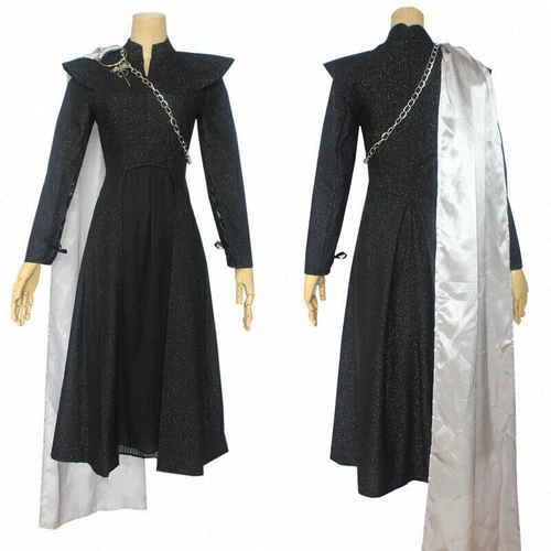 Game of Thrones Season 7 Daenerys Targaryen Mother of Dragons Costume Cosplay - Picture 2 of 12
