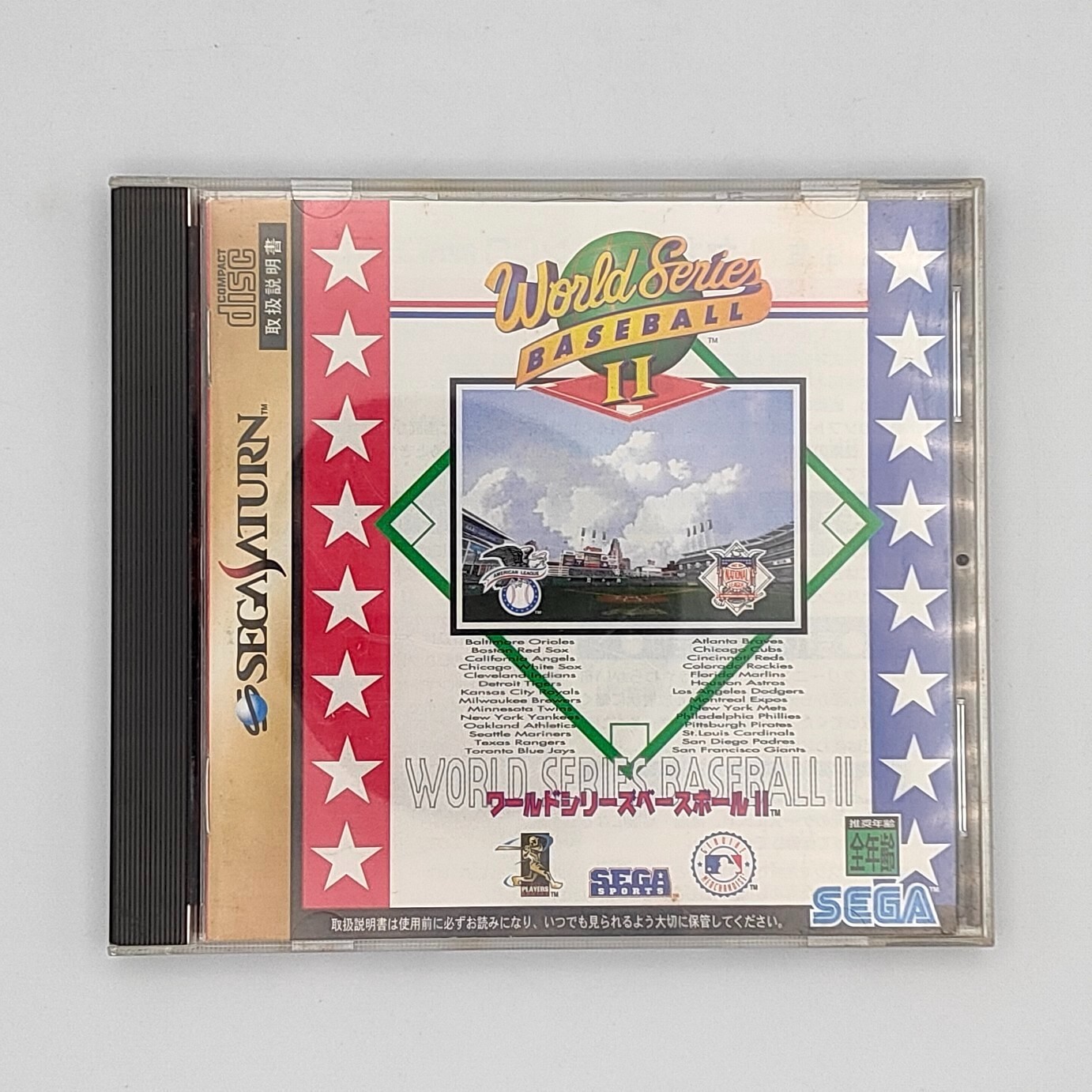 World Series Baseball 2 1996 Sega Saturn SS Sports