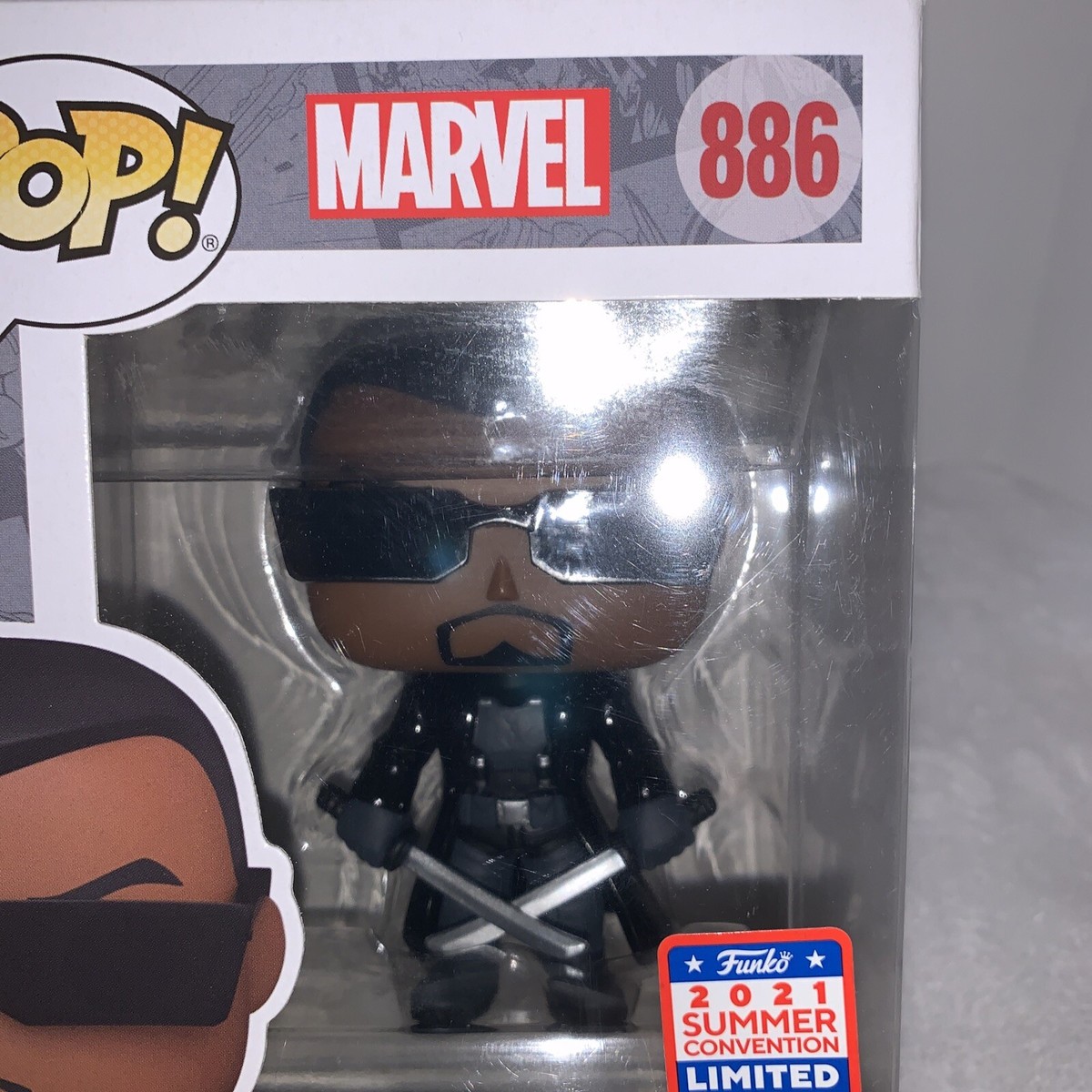 Marvel BLADE ファンコ886 2021年夏コンベンション 限定版 Funko Pop Marvel Blade #886 Funkon Summer Convention 2021 +