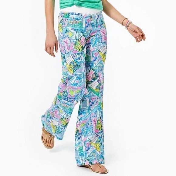 Lilly pulitzer linen pants sale