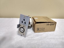 Toa M-01m Microphone Input For 900 Series Amps *new* Open Box
