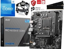 PC Aufrüstkit Bundle Intel Core i5-12400F bis 64GB DDR4 mit MSI PRO H610M-E