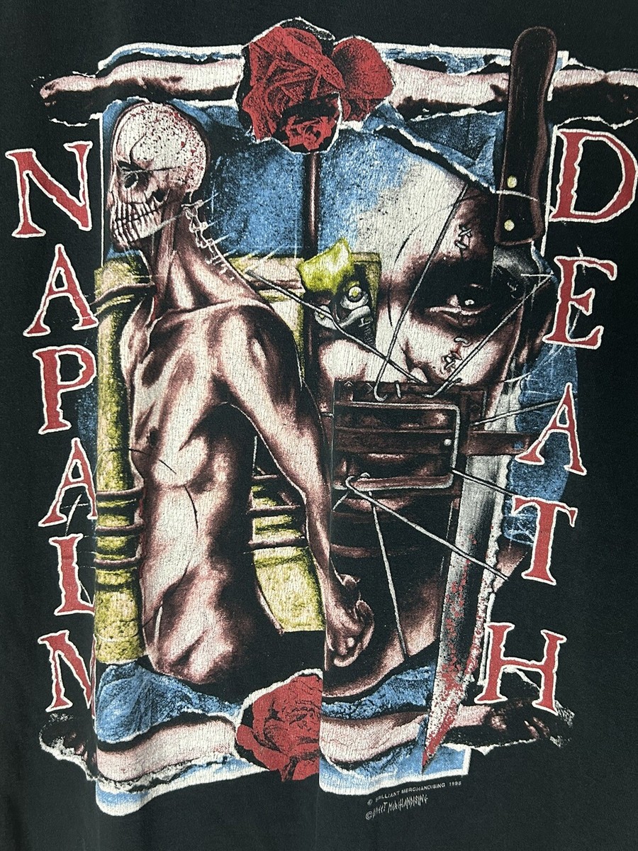 80s- NAPALM DEATH ノースリーブ Tシャツ ヴィンテージ mumbles_sht00329