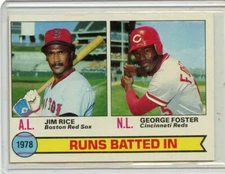 1979 Topps RBI Leaders Jim Rice George Foster #3 ⭐️💥🎯 NM