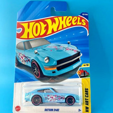 HOT WHEELS 2025 DATSUN 240Z PEARL LIGHT BLUE 62/250 JJB80 HW ART CARS RIEHLMAN