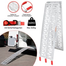 Auffahrrampe Klappbar Alu Verladerampe max. 340kg Auffahrschiene Auto Motorrad