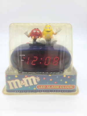 M&M's LED Digital Alarm Clock | Red & Yellow Model | New in Box | eBay
