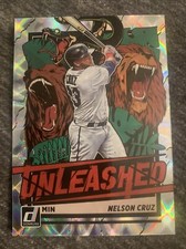 Nelson Cruz 2021 Donruss Baseball #UNL12 Unleashed Silver Insert #/349