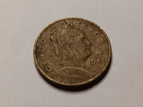 1961 Cinco Centavos Coin Mexico!Rare! - Bild 1 von 6