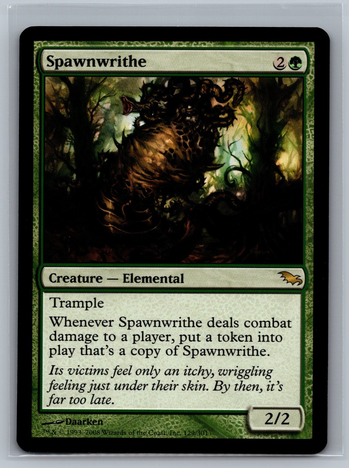 Magic The Gathering Shadowmoor Spawnwrithe #129/301 MTG TCG CCG