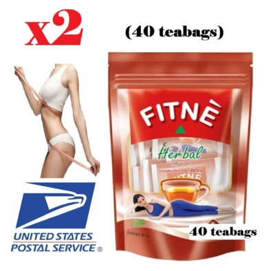 80 Fitne Tea Herbal Weight Control Detox Management Infusion Laxative Fiber N4