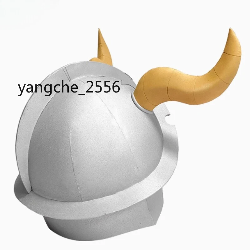 Anime Delicious in Dungeon Dwarfs Senshi of Izganda Cosplay Prop Helmet Mask NEW - Image 4 of 4