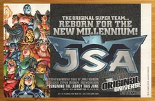 1999 DC Comics JSA Vintage Print Ad/Poster Authentic Superhero Promo Pop Art 90s