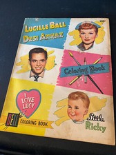 Lucille Ball Desi Arnaz coloring book-1953-Is Used