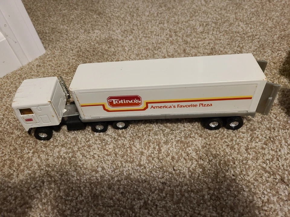 LOTE DE 5 CAMIONES Y REMOLQUES DIECAST ERTL & BUDDY L VINTAGE AÑOS 80 Foto 2 de 4